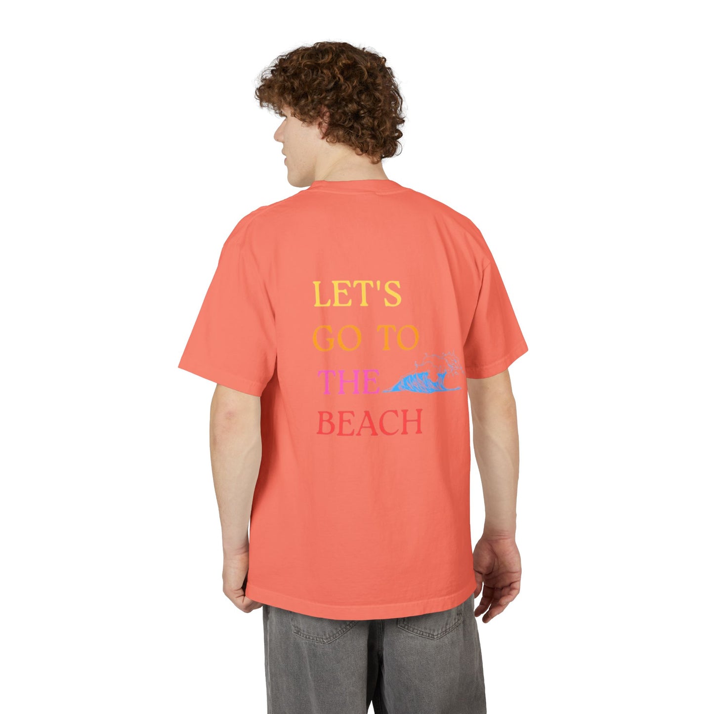 Unisex Garment-Dyed Drop-Shoulder T-Shirt