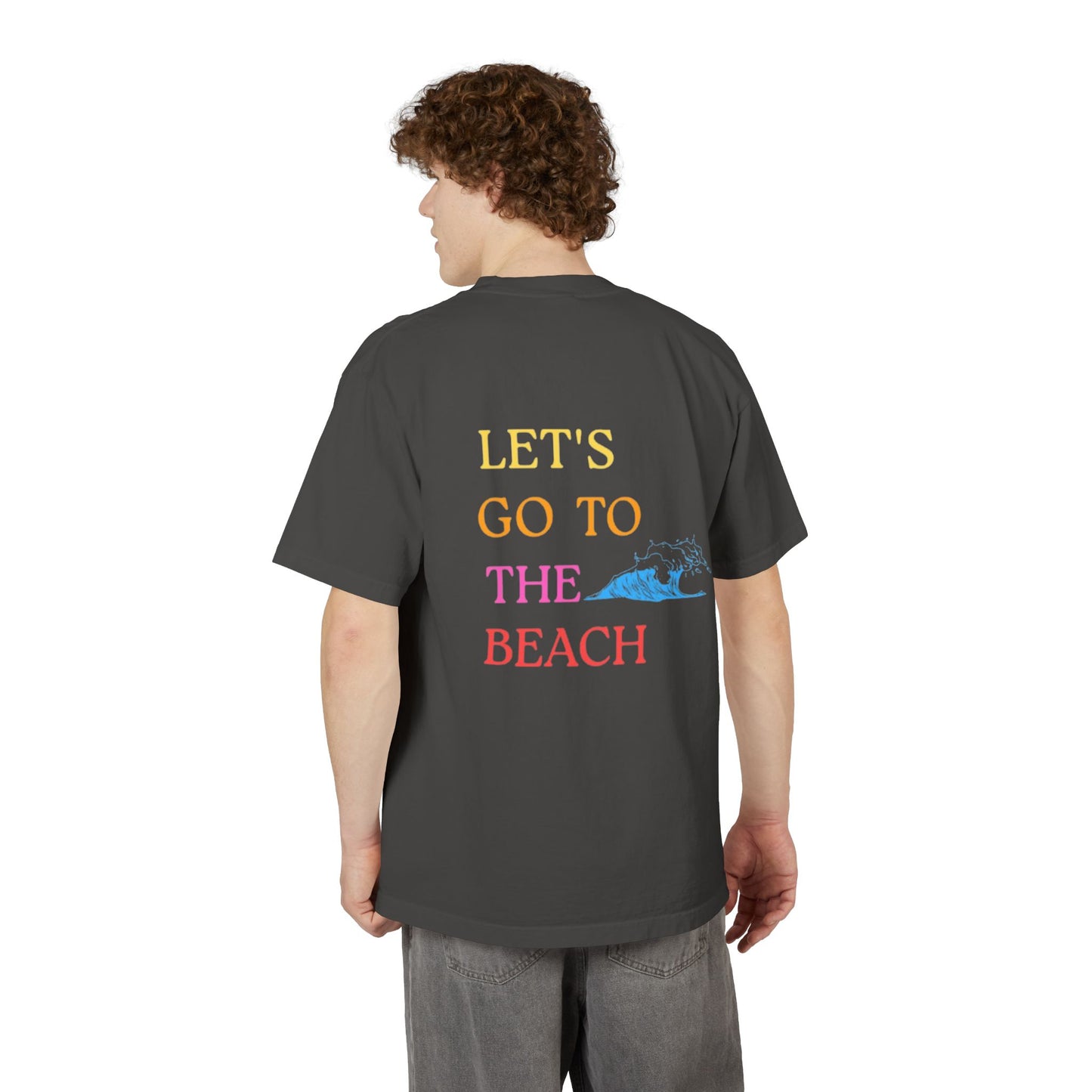 Unisex Garment-Dyed Drop-Shoulder T-Shirt