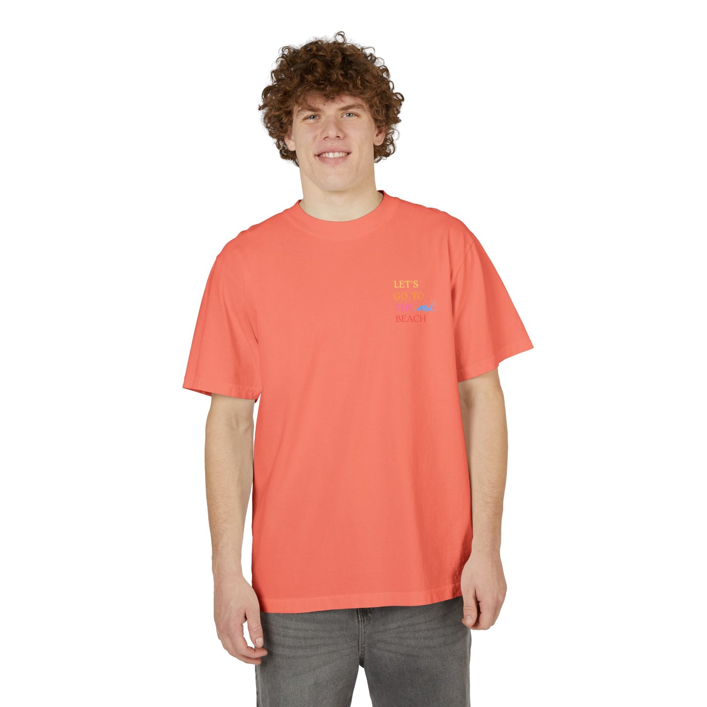 Unisex Garment-Dyed Drop-Shoulder T-Shirt