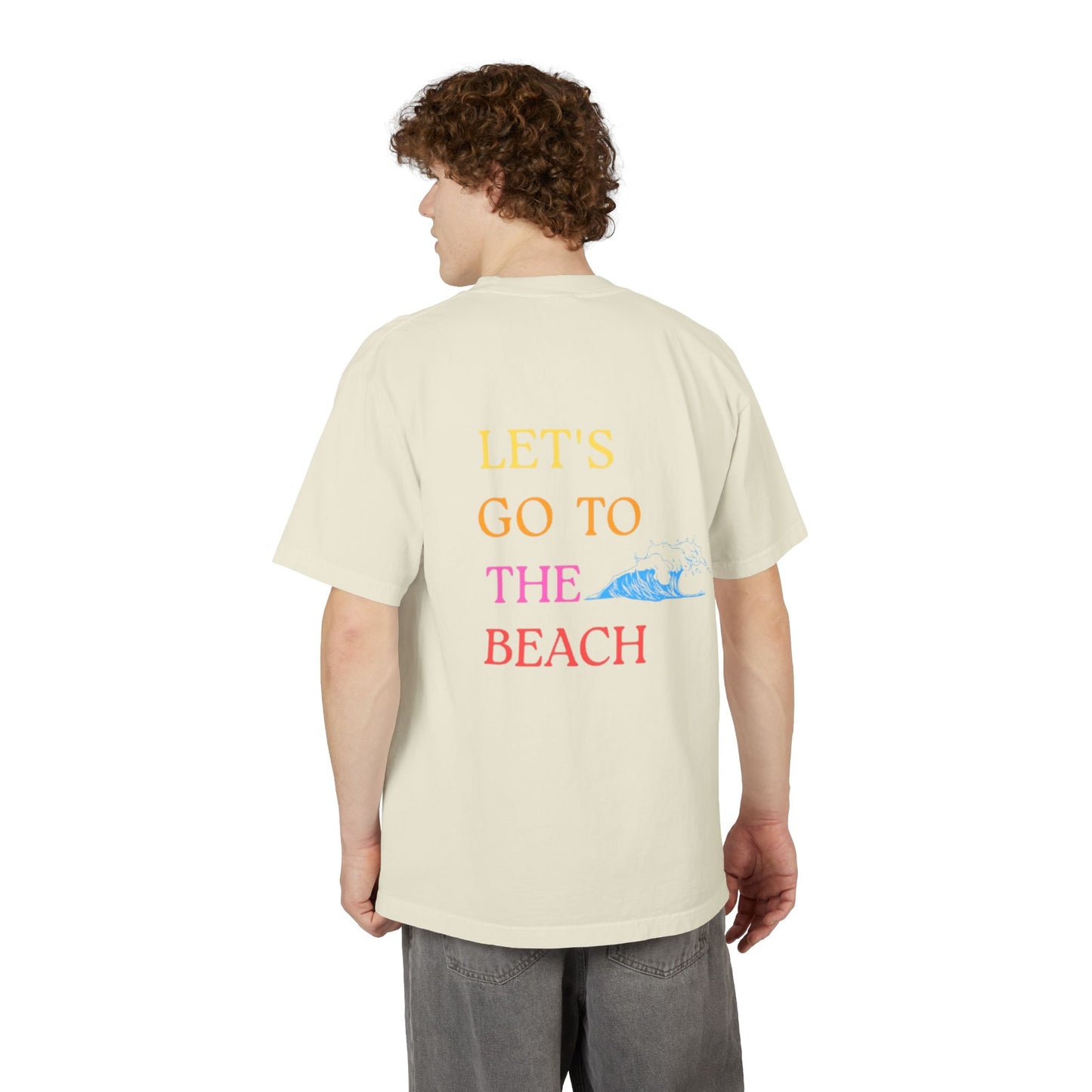 Unisex Garment-Dyed Drop-Shoulder T-Shirt