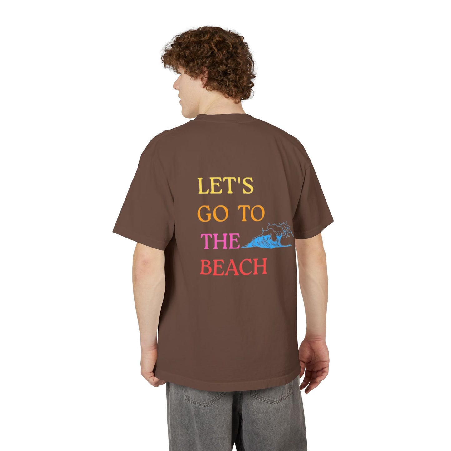 Unisex Garment-Dyed Drop-Shoulder T-Shirt