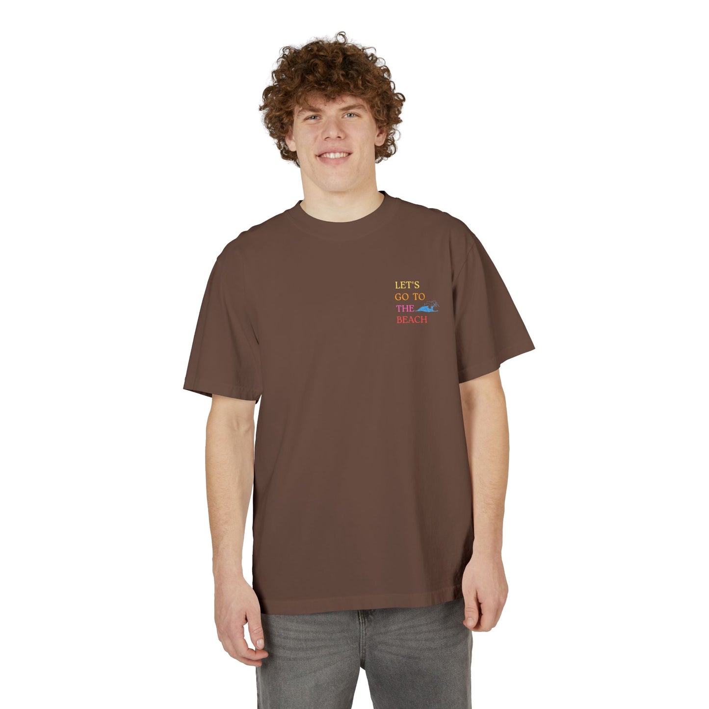Unisex Garment-Dyed Drop-Shoulder T-Shirt