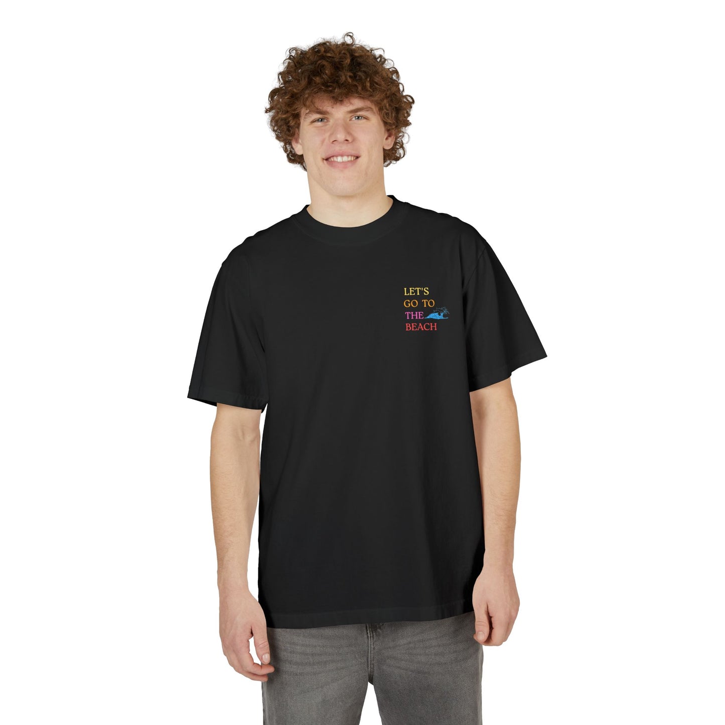 Unisex Garment-Dyed Drop-Shoulder T-Shirt