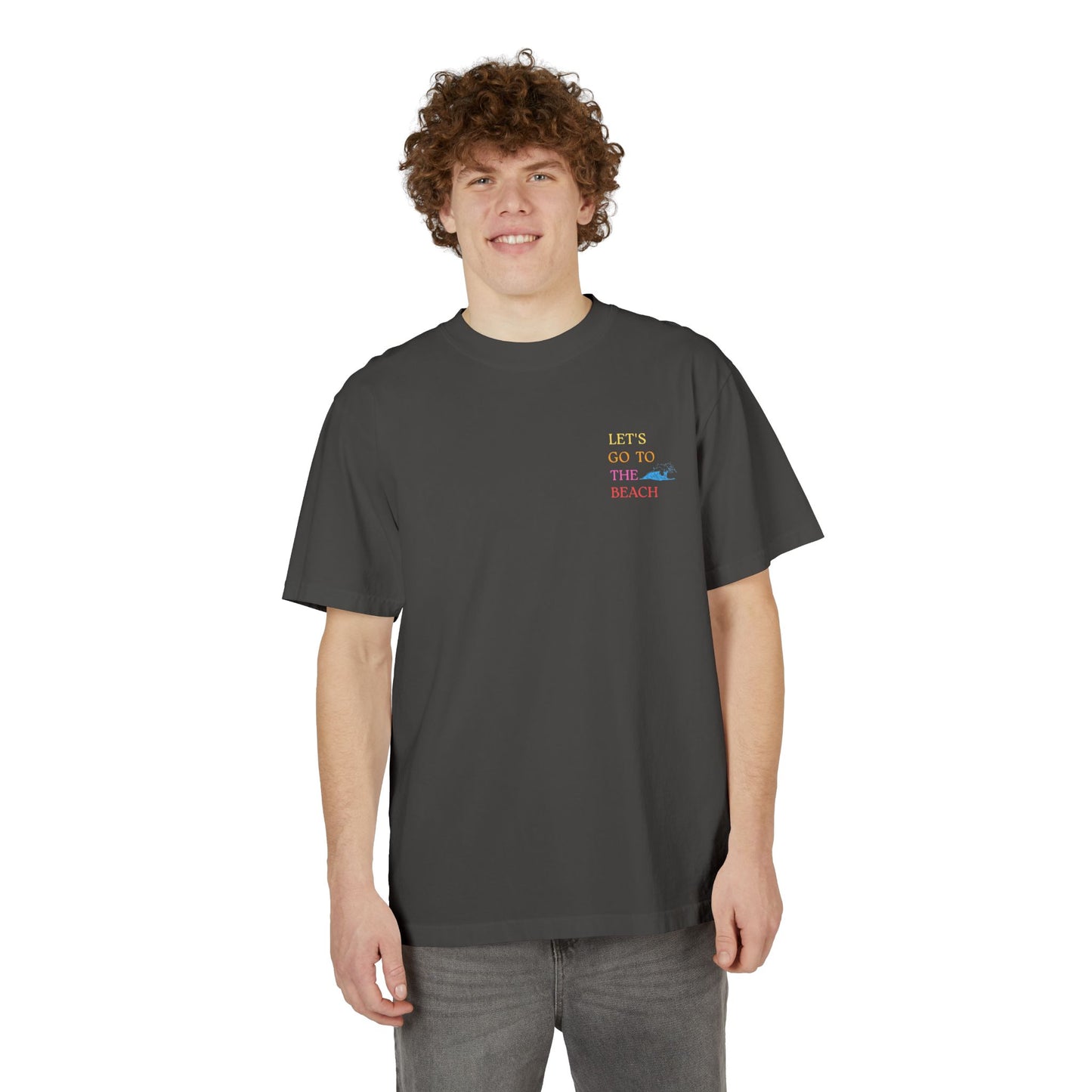 Unisex Garment-Dyed Drop-Shoulder T-Shirt
