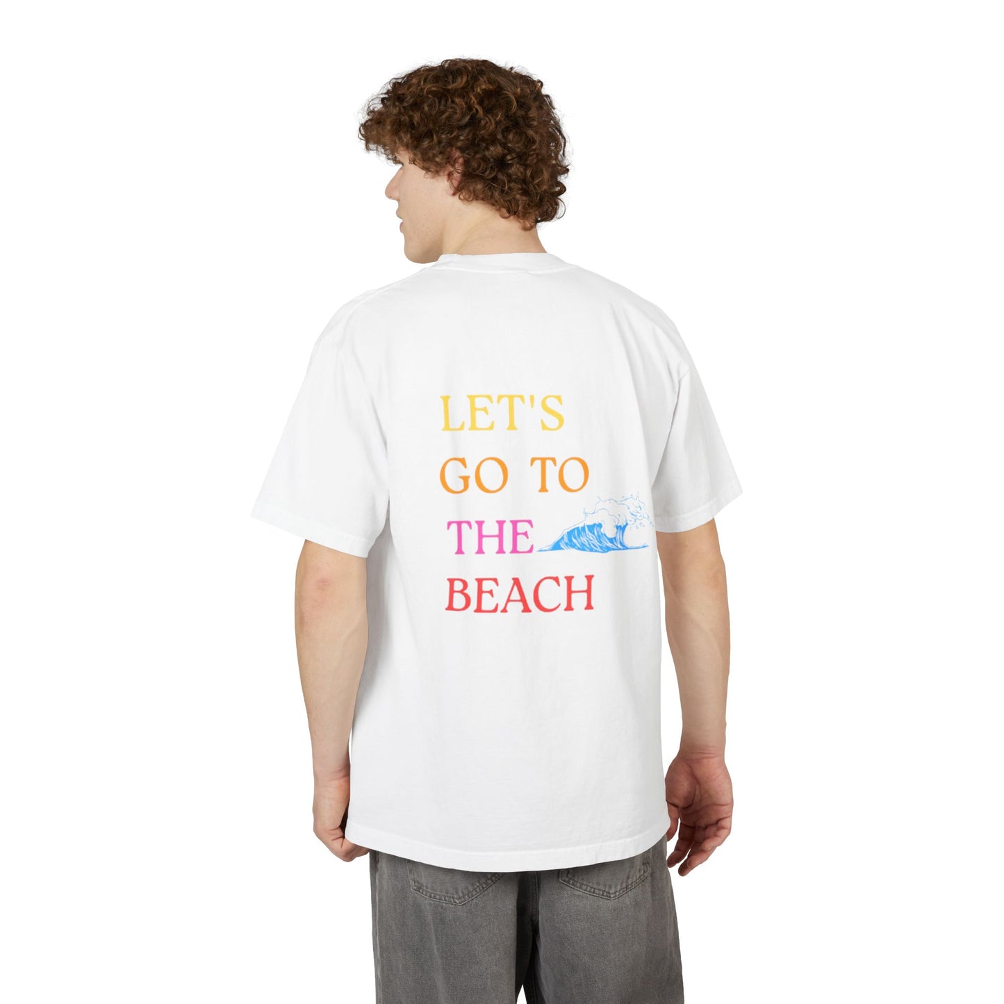 Unisex Garment-Dyed Drop-Shoulder T-Shirt