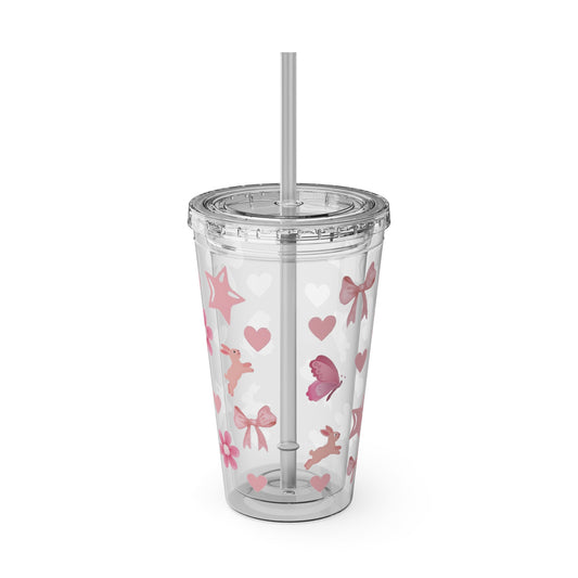 Sunsplash Tumbler with Straw, 16oz